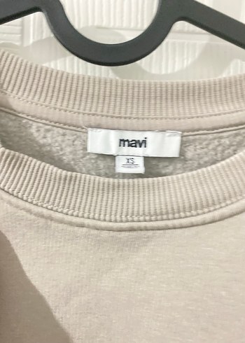 xs Beden gri Renk Mavi Baskılı Gri Kadın Sweatshirt