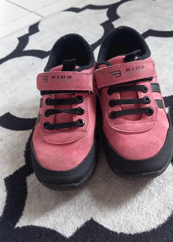 Kız Çocuk Pembe Spor Ayakkabı Velcro