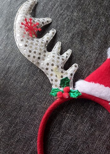 Renkli Boncuklu Geyik Boynuzu Taç - Görsel 3