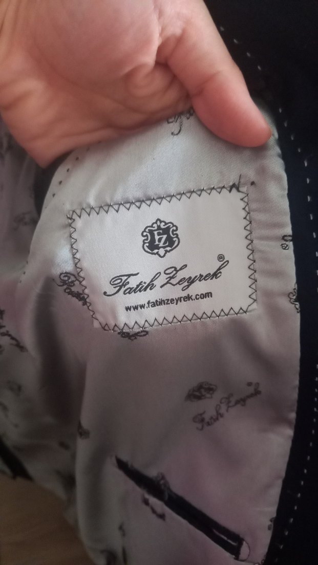 Düğmeli Lacivert Erkek Ceket, Normal Boy - Görsel 5