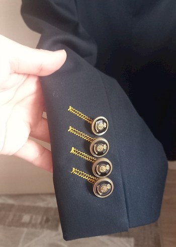 Erkek Klasik Kesim Siyah Blazer Ceket - Görsel 7