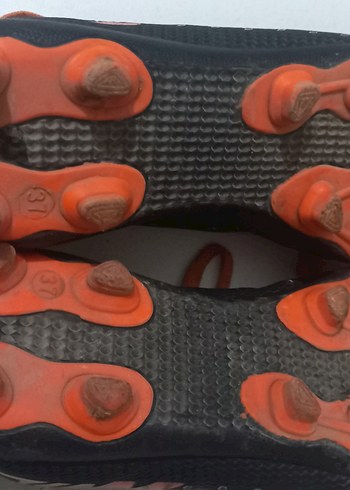 Turuncu Bağcıklı Erkek Futbol Ayakkabısı - Görsel 4