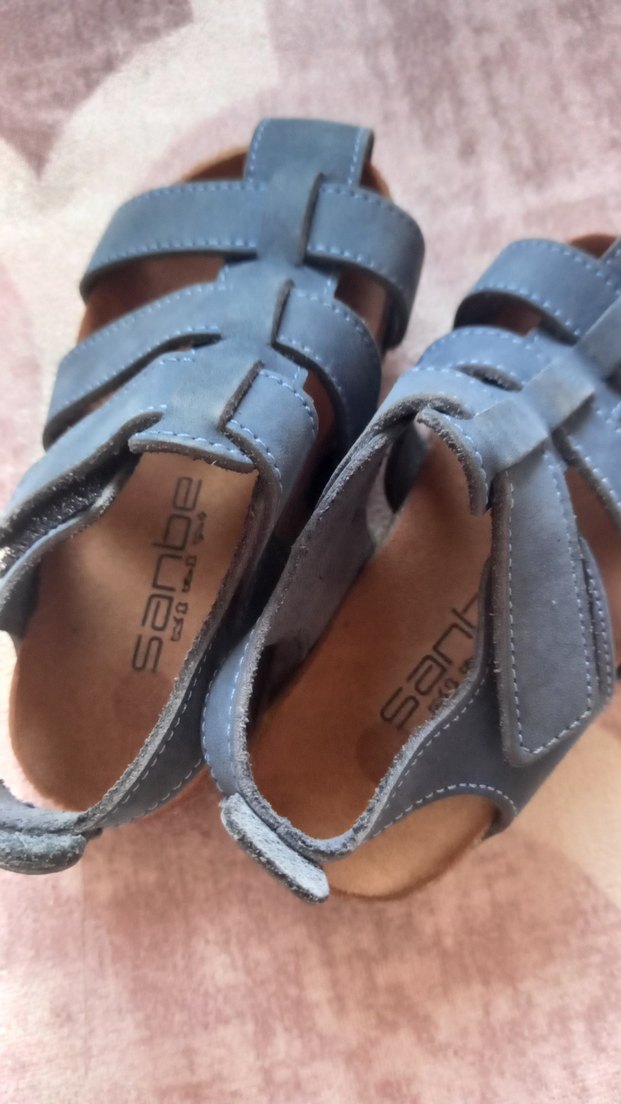 Erkek Çocuk Mavi Tokalı Sandalet - Görsel 3