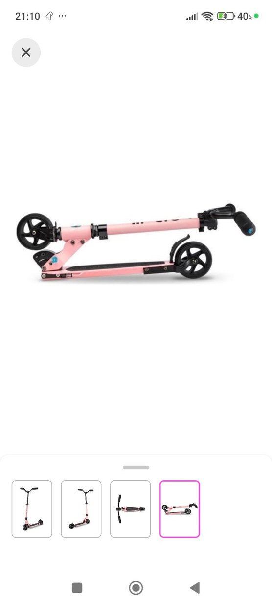 Pembe Çocuk Scooter - Görsel 2