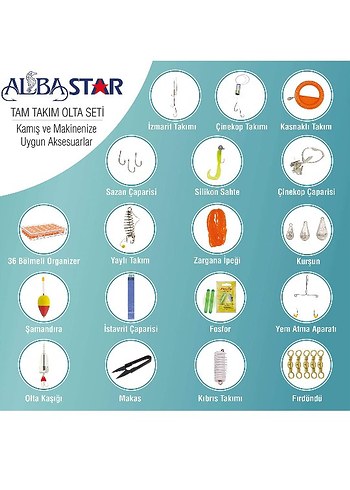 ALBASTAR TAM TAKIM OLTA SETİ - Görsel 8