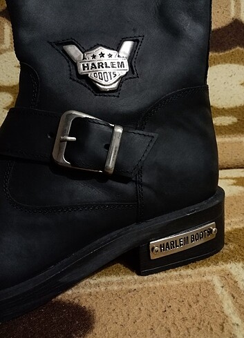 SIFIR HAKİKİ DERİ HARLEY DAVİDSON TARZI - Görsel 10