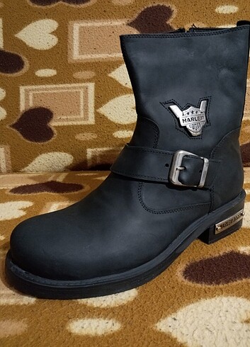 SIFIR HAKİKİ DERİ HARLEY DAVİDSON TARZI - Görsel 13