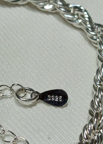 925 ayar gümüş bileklik - Görsel 6