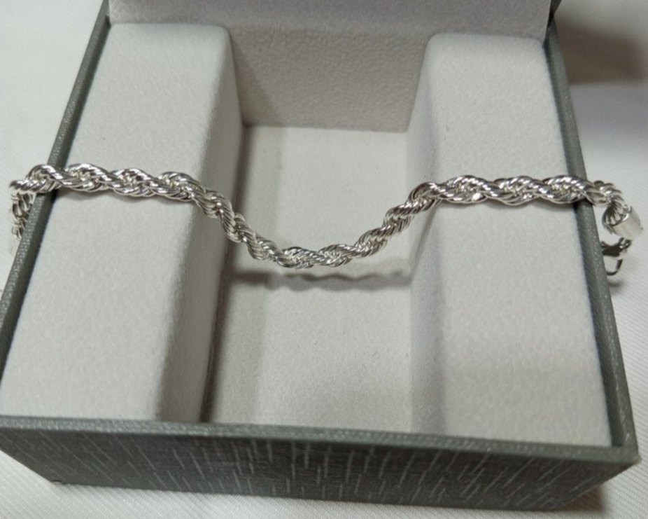 925 ayar gümüş bileklik - Görsel 2