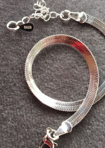 925 ayar gümüş bileklik - Görsel 4