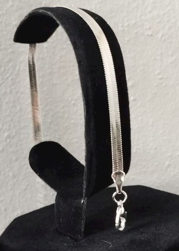 925 ayar gümüş bileklik - Görsel 4