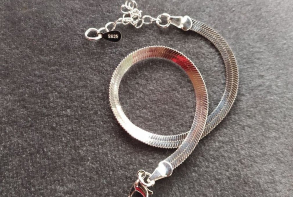 925 ayar gümüş bileklik - Görsel 4