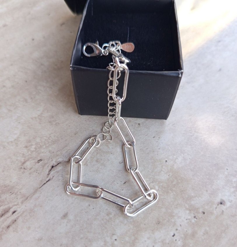 925 ayar gümüş bileklik - Görsel 4