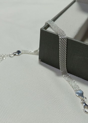 925 ayar gümüş bileklik - Görsel 4