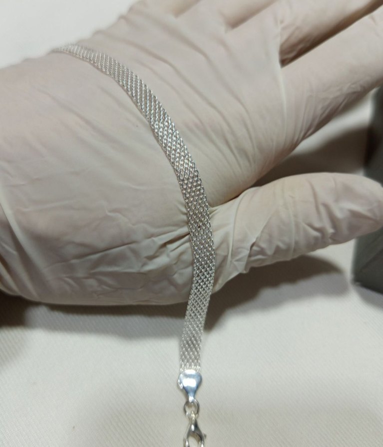 925 ayar gümüş bileklik - Görsel 2