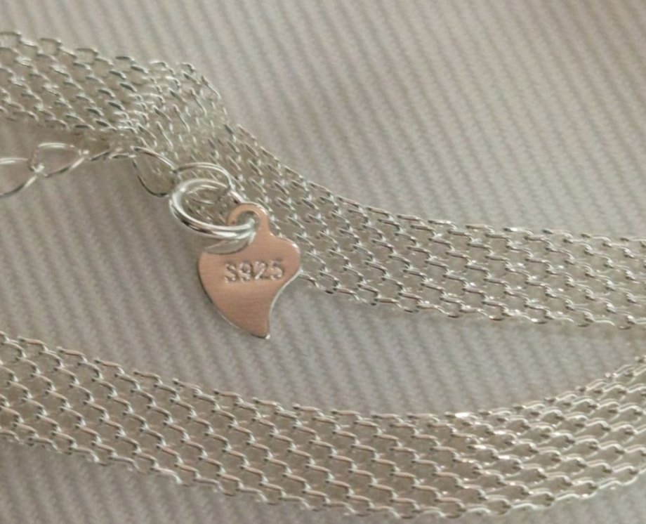 925 ayar gümüş bileklik - Görsel 5