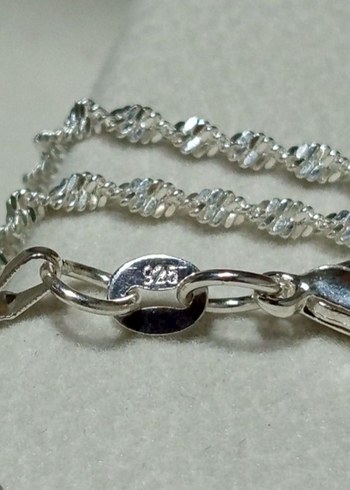 925 ayar gümüş kolye - Görsel 5