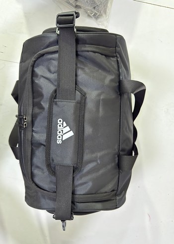 Beden Siyah Adidas Baskılı Spor Çantası
