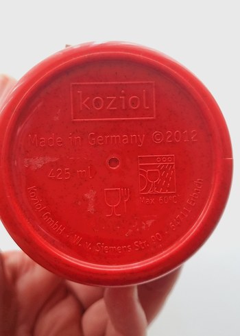 Koziol OASE  Termos Şişesi Kırmızı - Görsel 5