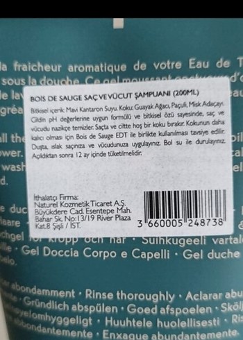 Yves Rocher Bois de Sauge Saç ve Vücut Yıkama Jeli - Görsel 3