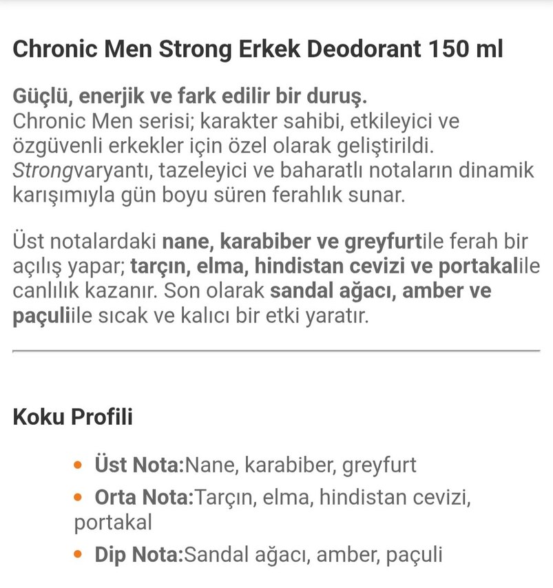 Kırmızı Renkli Erkek Parfüm Spreyi Chronic Men - Görsel 3