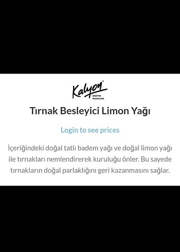 Kalyon Ambiance Besleyici Tırnak Yağı - Görsel 3