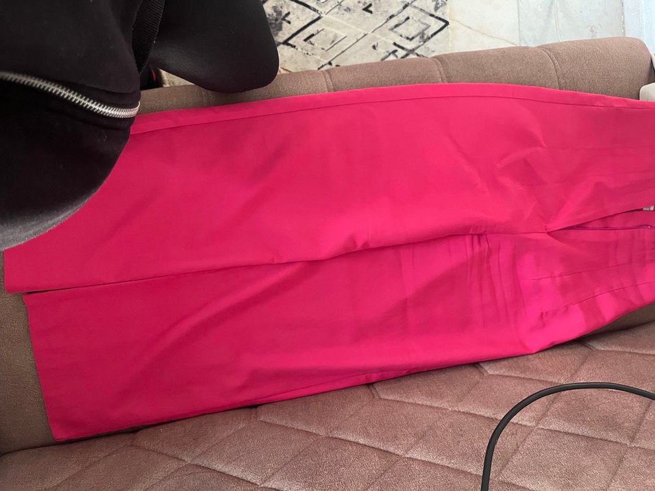 Parlak Pembe kumaş pantolon - Görsel 2