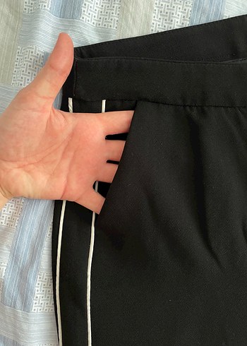 Koton kadın siyah kumaş pantolon - Görsel 4