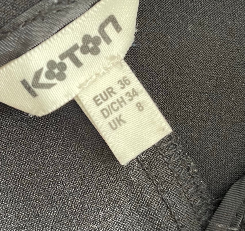 Koton kadın siyah kumaş pantolon - Görsel 5