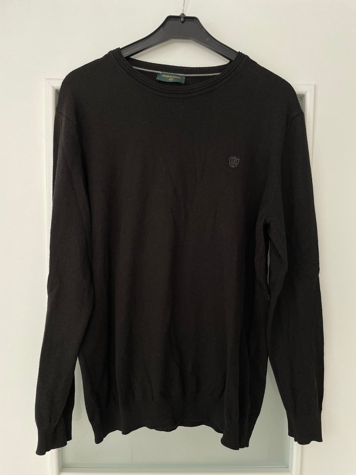 George hogg siyah erkek kazak - Görsel 2