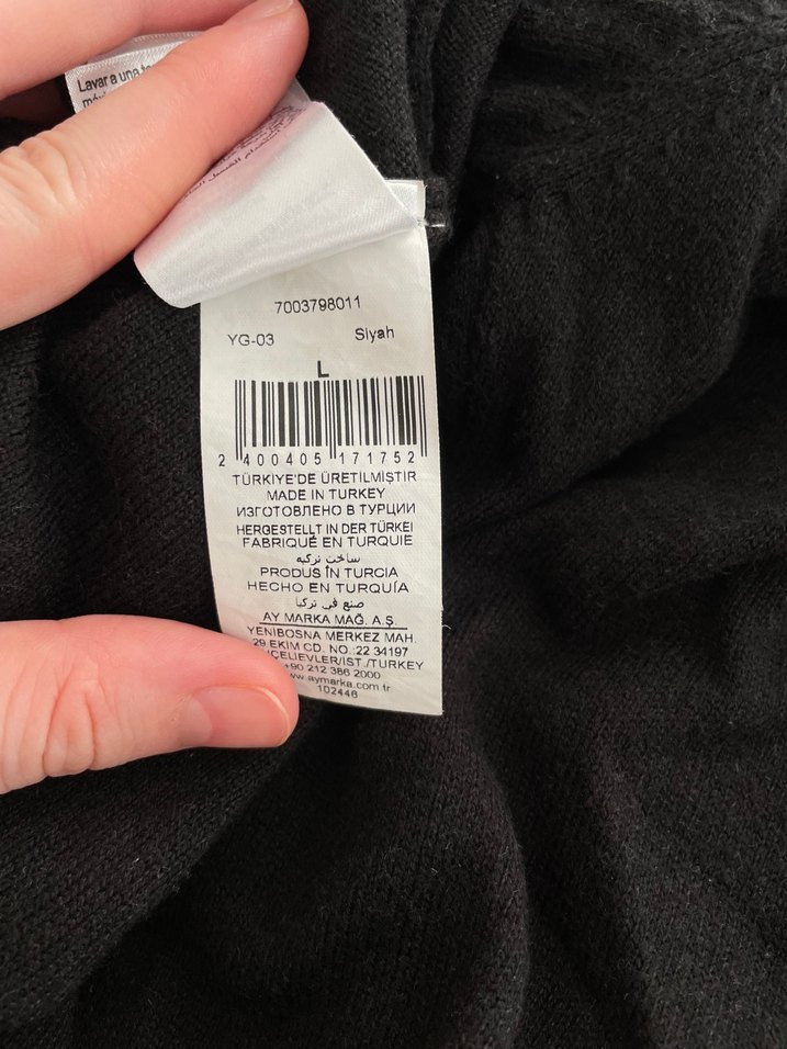 George hogg siyah erkek kazak - Görsel 5