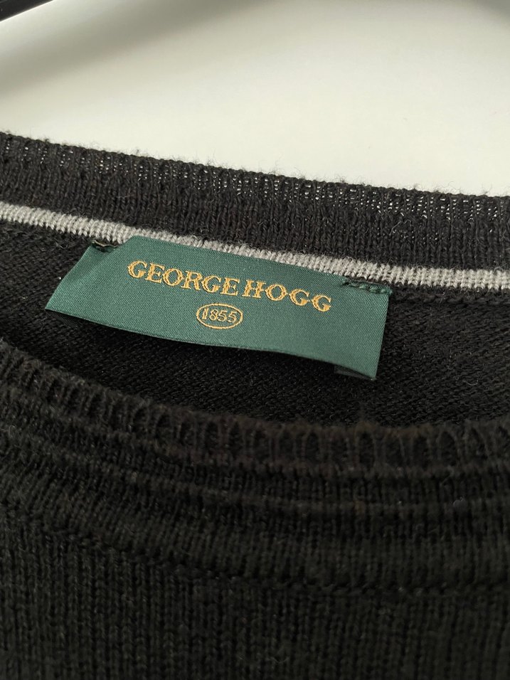 George hogg siyah erkek kazak - Görsel 4