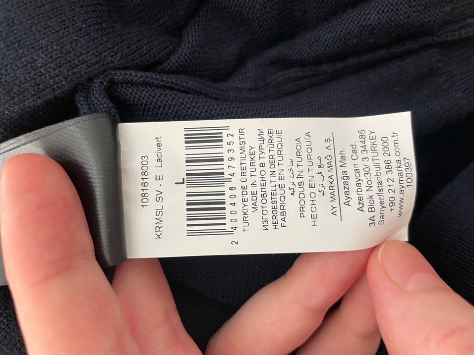 Network erkek lacivert süveter - Görsel 3