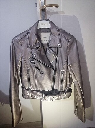 Pull&Bear Kadın Biker Deri Ceket