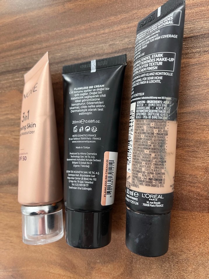 Note 3in1 Glow Skin SPF50 Açık Ton BB Krem - Görsel 2