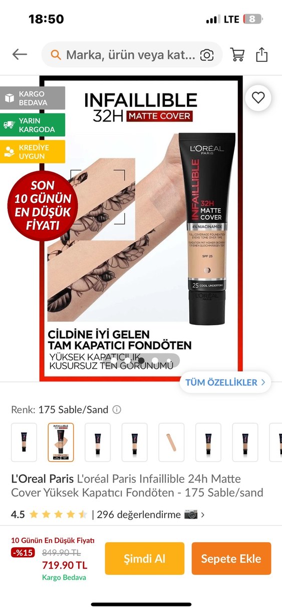 Note 3in1 Glow Skin SPF50 Açık Ton BB Krem - Görsel 5