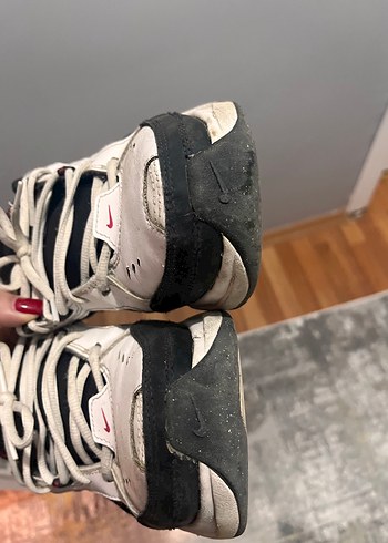 42 Beden beyaz Renk Nike Air Monarch Erkek Spor Ayakkabı Beyaz Siyah