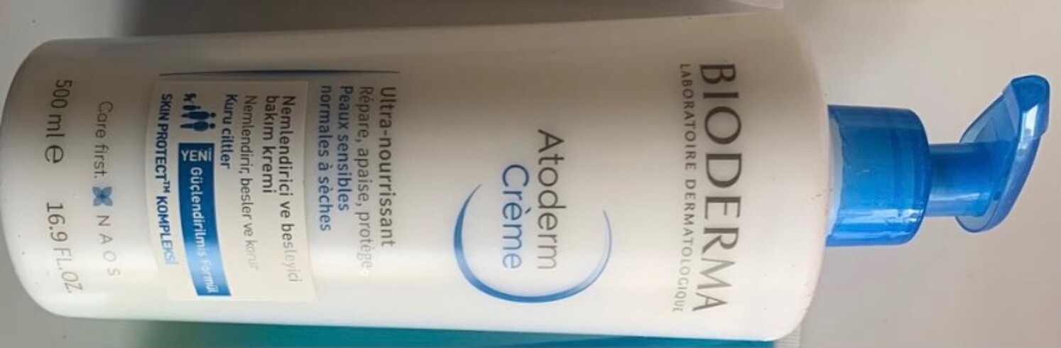 s Beden Bioderma atoderm krem 500 ml