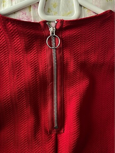H&M KIRMIZI ELBISE
