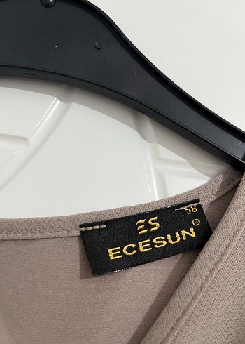 diğer Beden 58 beden Bej Uzun tesettür Elbise