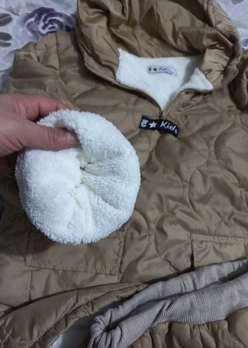 Kahverengi Kürklü Kayak Tulumu - Görsel 6