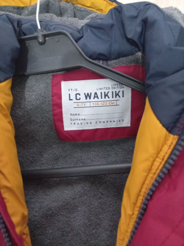 Bordo Erkek Çocuk Kürklü Street Wear Mont - Görsel 4