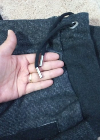 Gri Erkek Peluş Detaylı Rahat Eşofman - Görsel 3