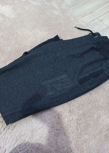 Gri Erkek Peluş Detaylı Rahat Eşofman - Görsel 8