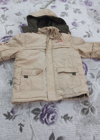 Erkek cocuk j Midi Kaban, Fermuarlı, Rahat Kesim - Görsel 2