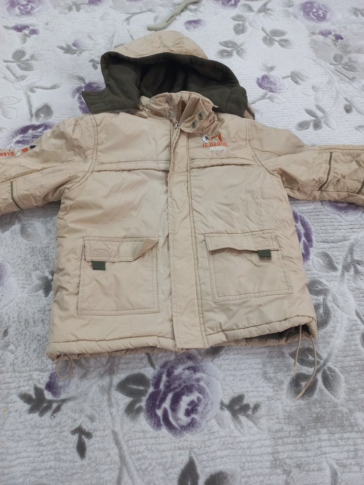 Erkek cocuk j Midi Kaban, Fermuarlı, Rahat Kesim - Görsel 2