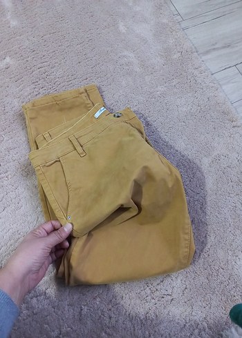 Bej Süet Kadin Pantolon - Görsel 3