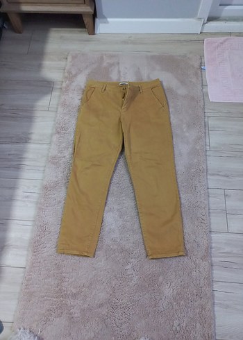 Bej Süet Kadin Pantolon - Görsel 2