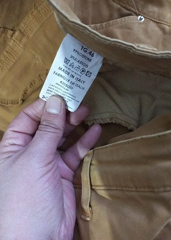 Bej Süet Kadin Pantolon - Görsel 7