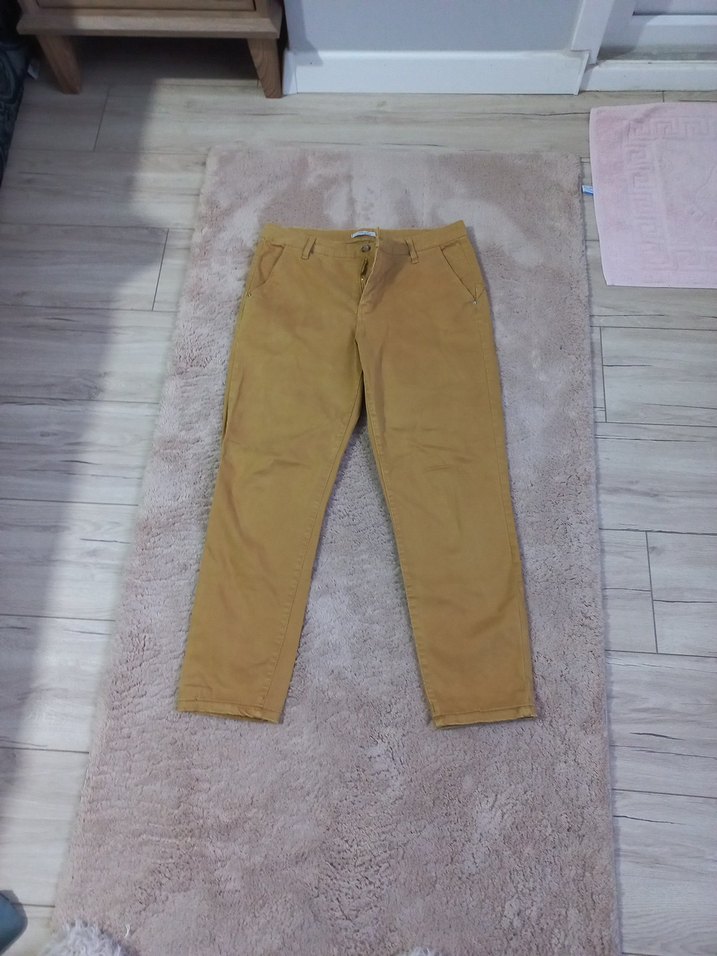 Bej Süet Kadin Pantolon - Görsel 2